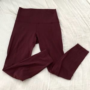 Lulu align burgundy